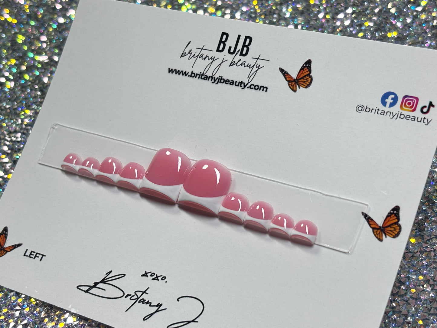 Classic French Tip Toes