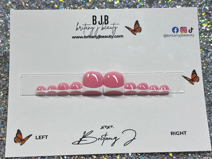 Classic French Tip Toes