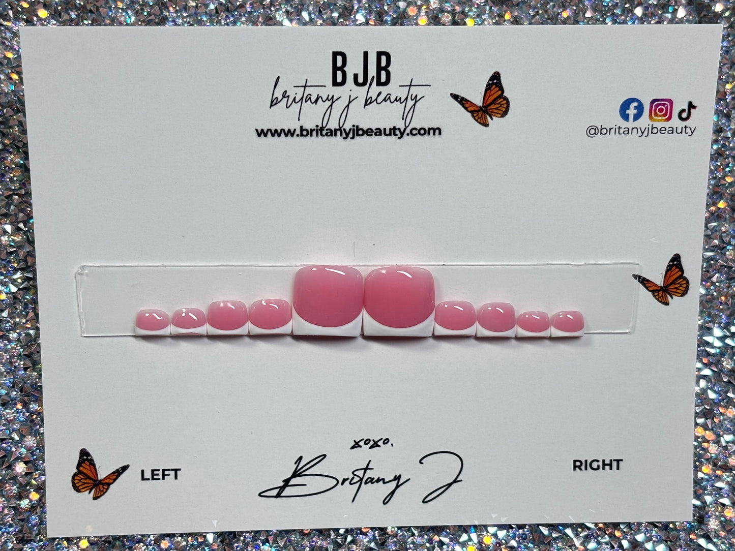 Classic French Tip Toes