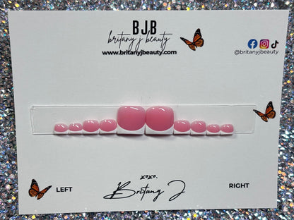 Classic French Tip Toes