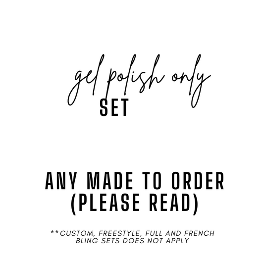 Gel Polish ONLY Set (Please READ Description)